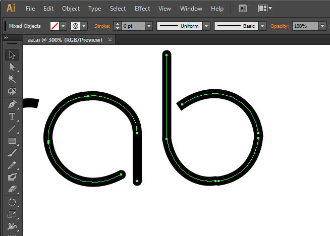일러스트 크기 조절 안될때