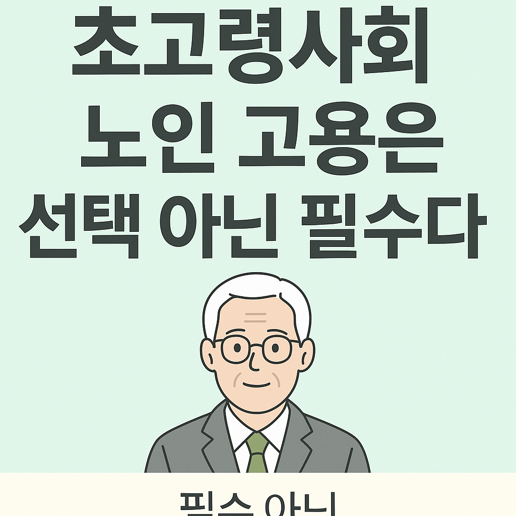 초고령사회, 노인 고용은 선택 아닌 필수 관련 사진