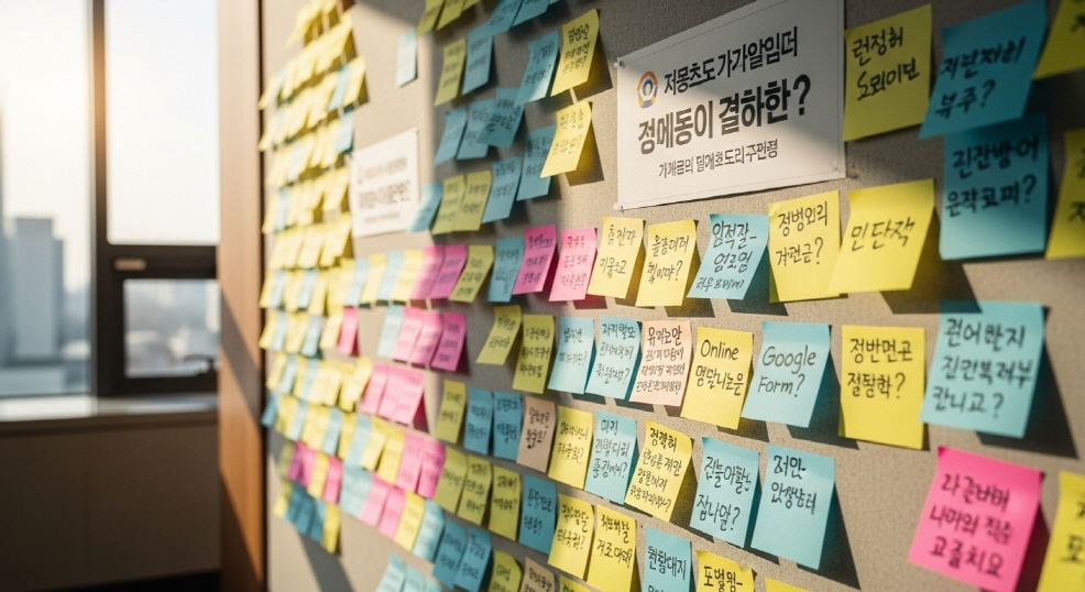 질문 분류 장면