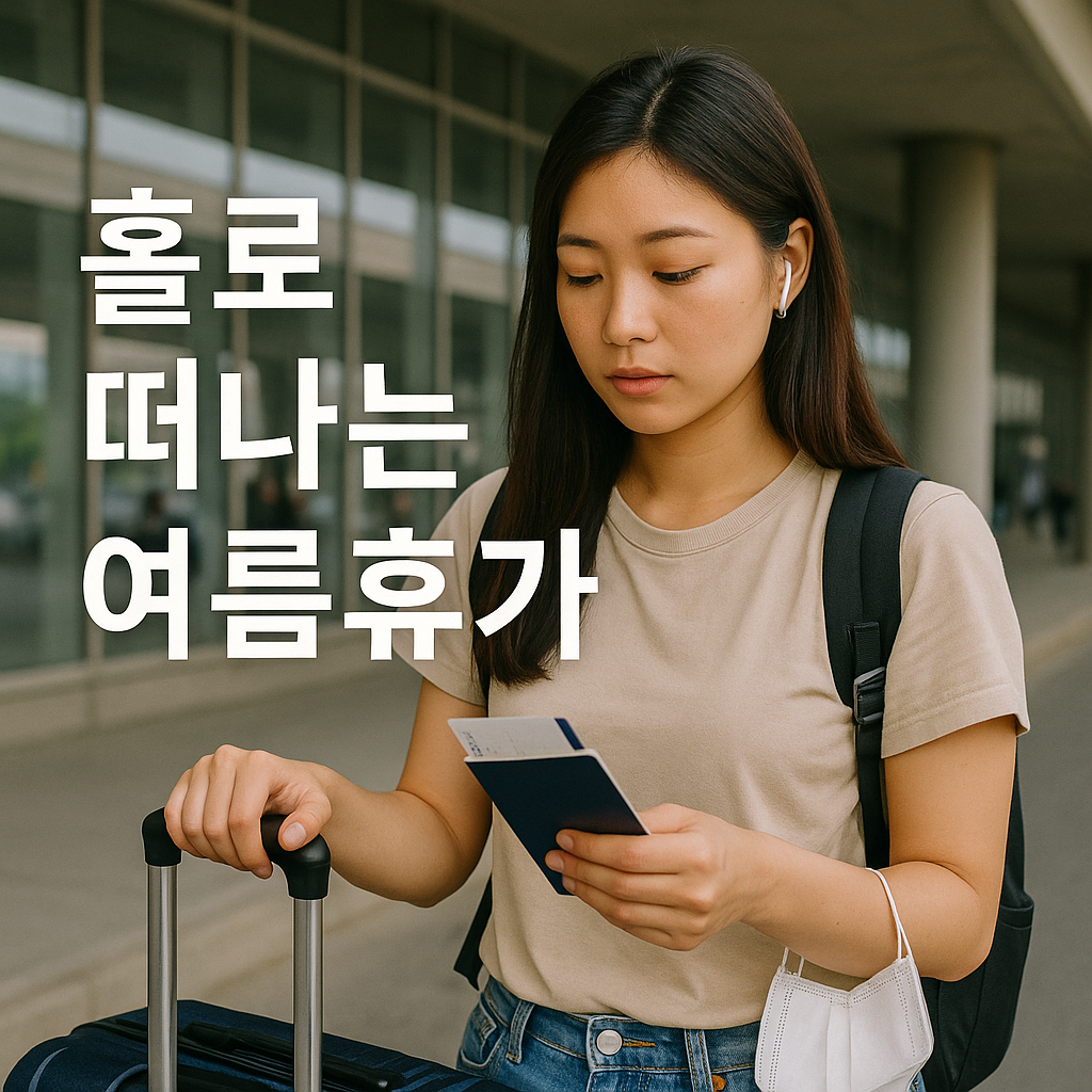 직장인 홀로 떠나는 여름휴가