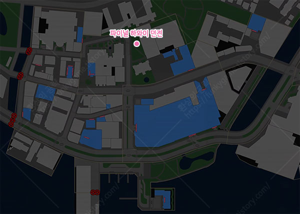 파이널 하와이 던전 위치 이미지