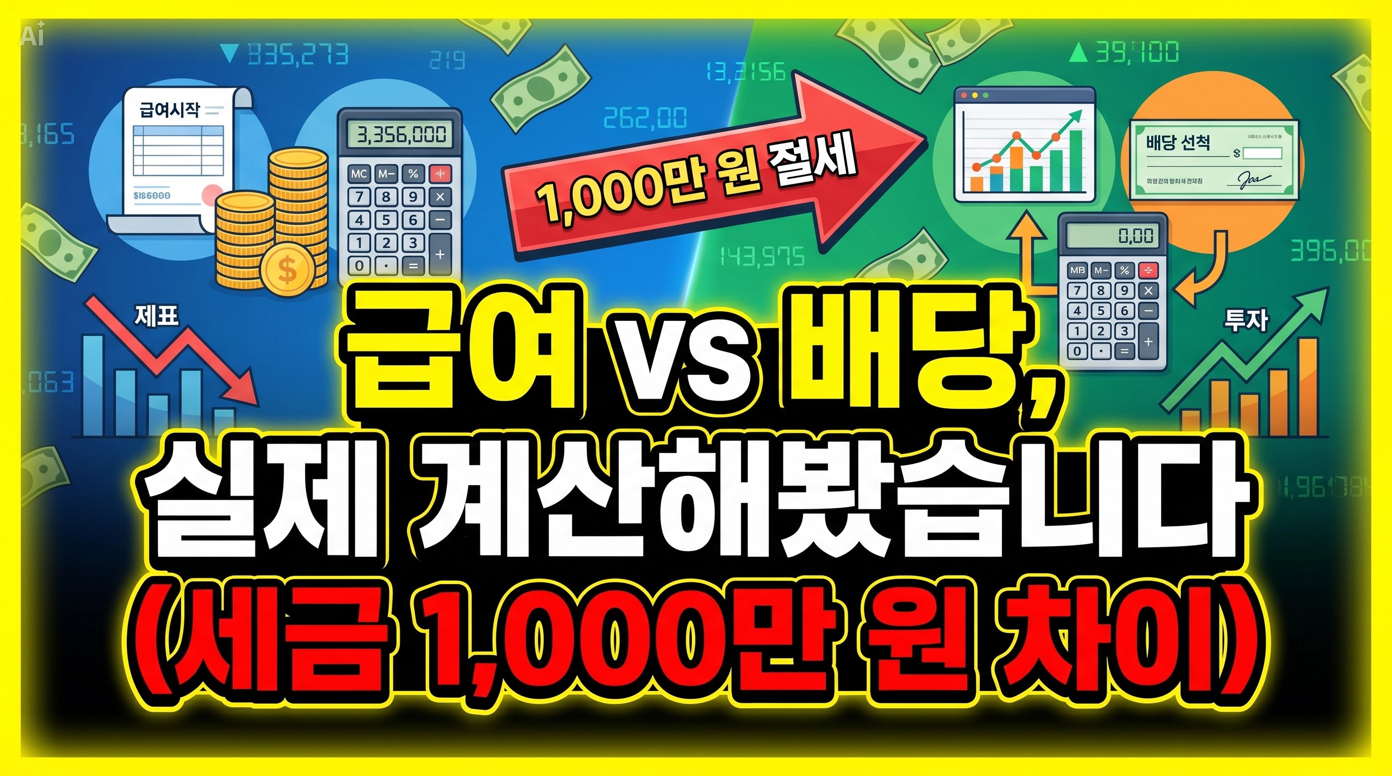 급여 vs 배당, 실제 계산해 봤습니다