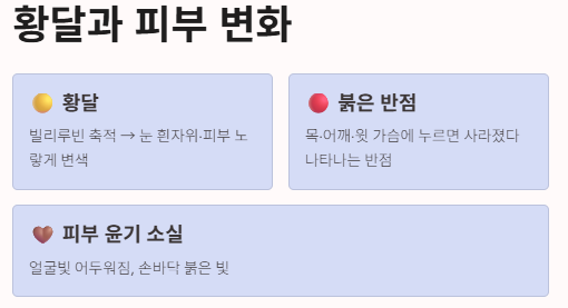 간이 안 좋으면 나타나는 증상
