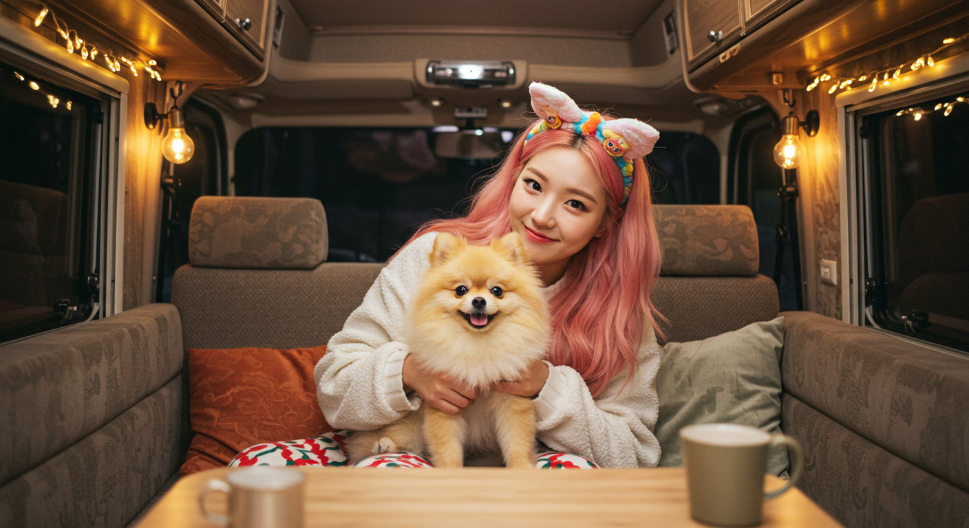 강아지 동반 캠핑카 여행