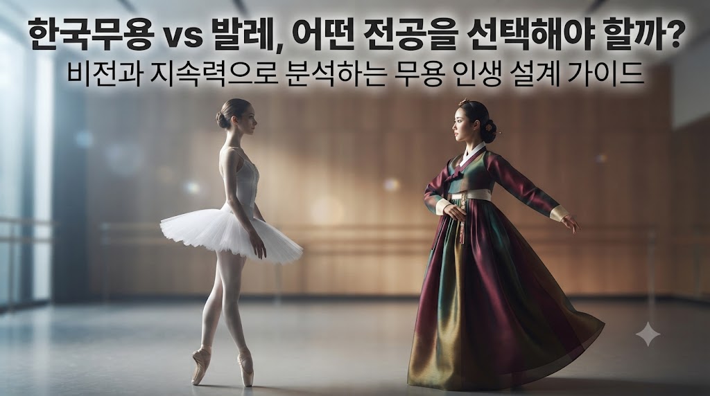 한국무용과 발레, 무엇을 전공해야 할까?: 비전과 지속력으로 풀어보는 무용 인생 설계 (feat. 나의 생각과 현실적 조언)