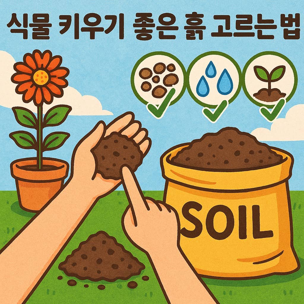 식물 키우기 좋은 흙 고르는 법