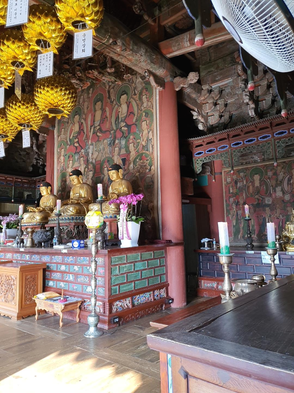 법당오른쪽삼장탱화