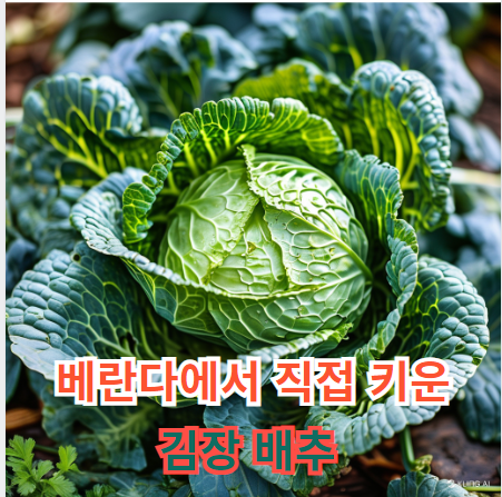 베란다 배추 재배법3