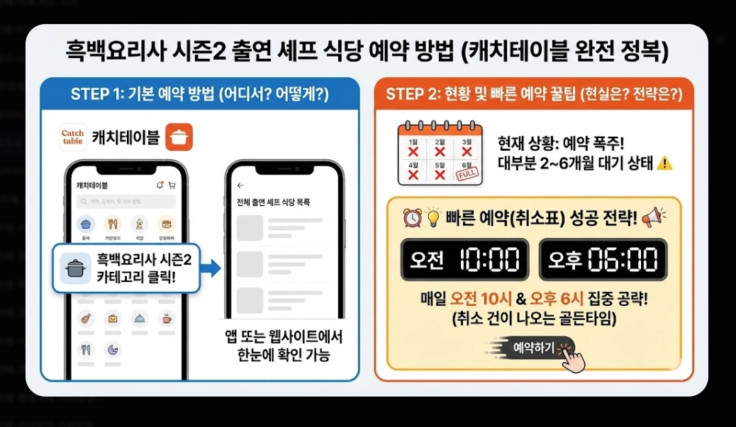 흑백요리사 시즌2 우승자 예상과 2026 트렌드 완벽정리