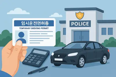 임시운전면허증 발급받는 방법과 렌트카 이용 시 필수 준비사항