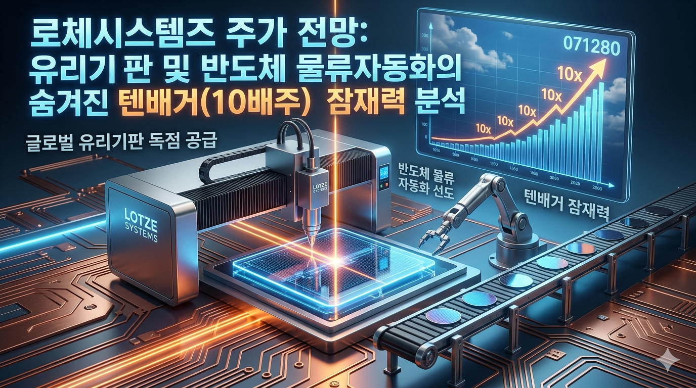 첨단 기술의 집약: 유리기판 레이저 다이싱과 자동화 물류 시스템을 통한 성장 곡선 시각화