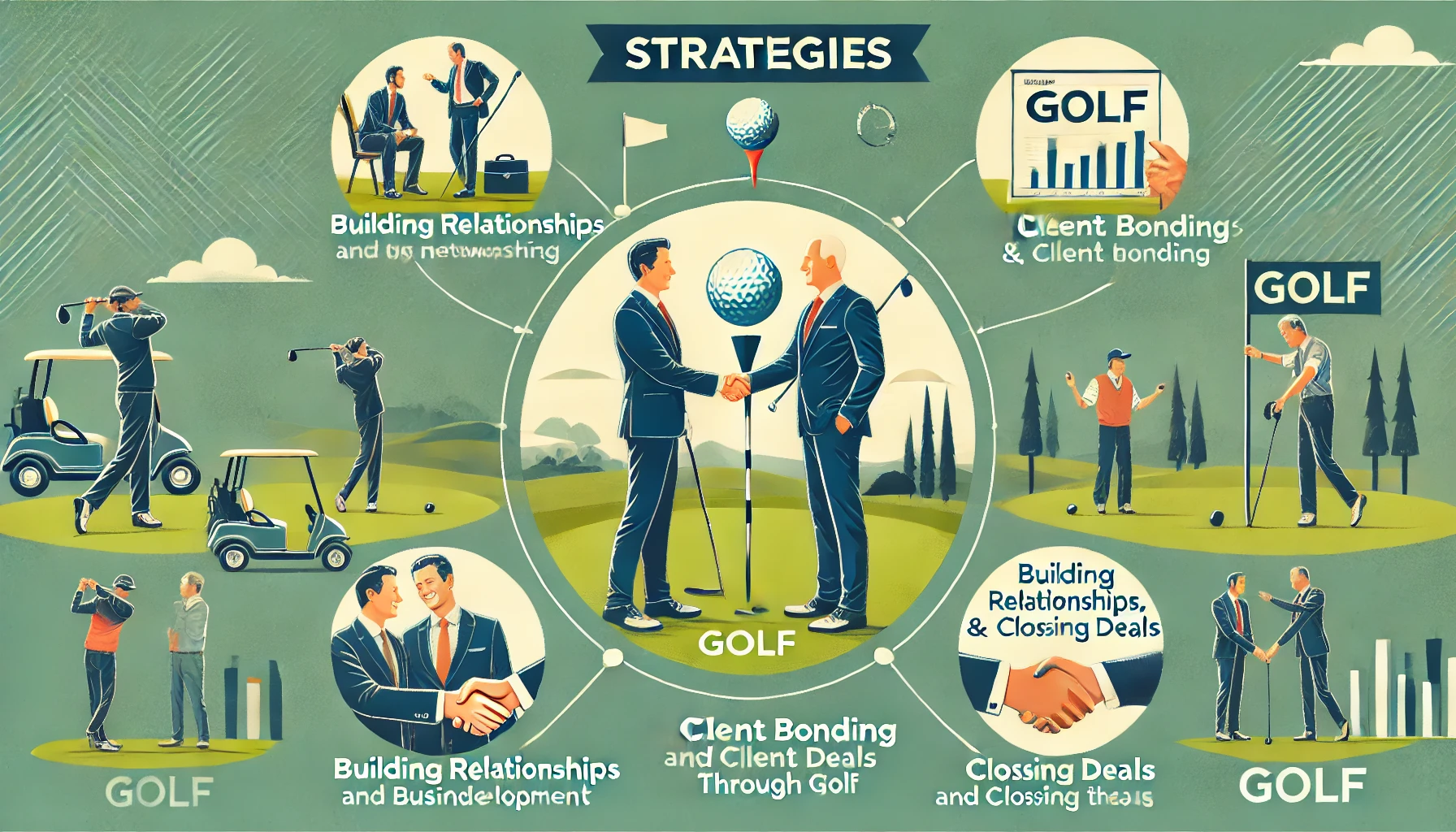 골프와 인맥관리 전략 (영업 비즈니스 활용) 관련 이미지