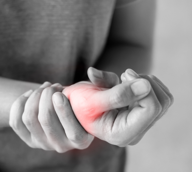 건초염의 주요증상