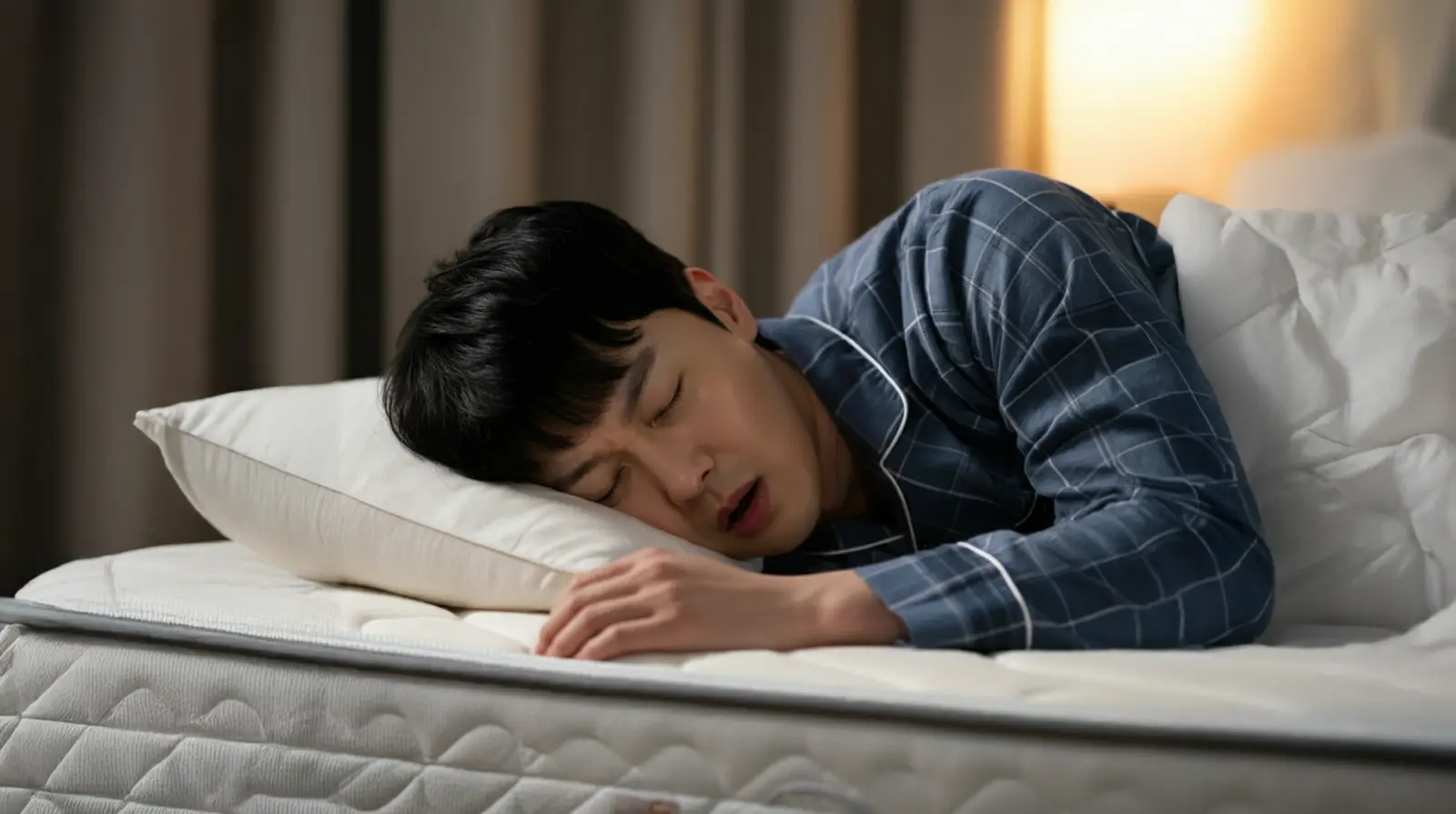 코골이로 고생하는 사람