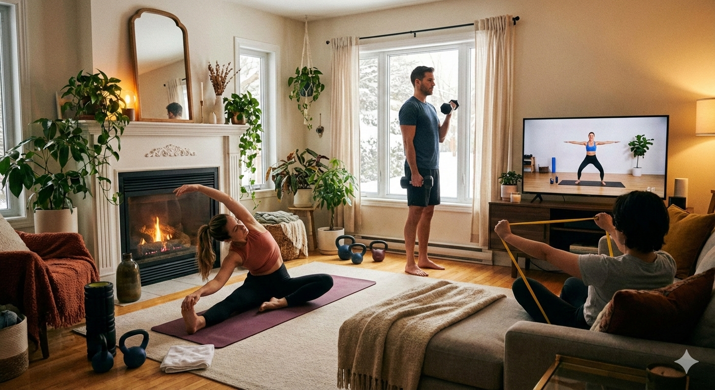 겨울철 실내 운동 루틴 만들기