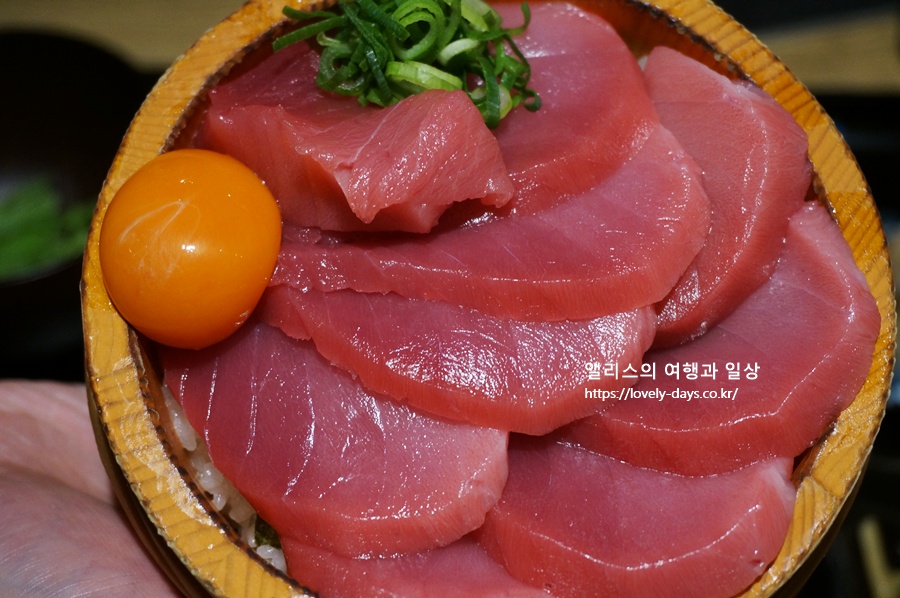 후쿠오카 텐진 맛집 생참치 덮밥 전문점 메뉴 가격 위치 예약방법