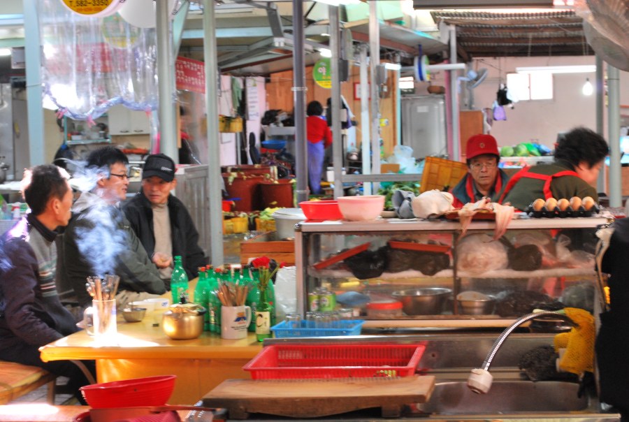 금정구 부곡시장 상가 내부