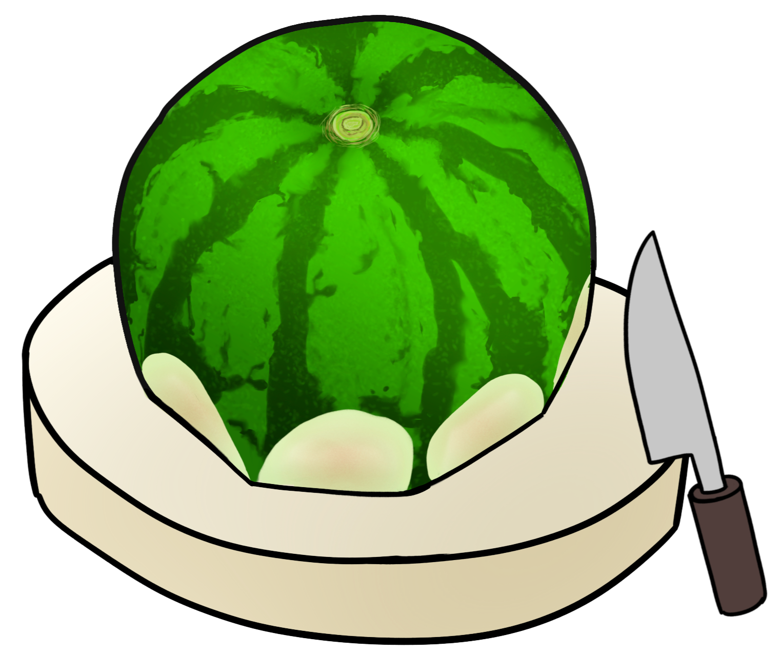 아래쪽 아치모양깍아내기