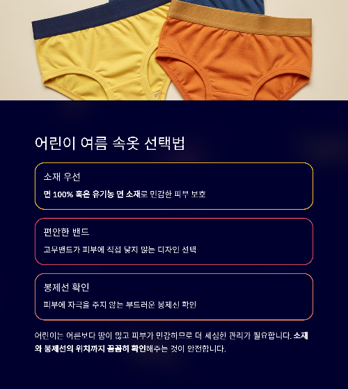 땀 걱정 없는 여름, 쾌적한 속옷 선택법 완벽 가이드