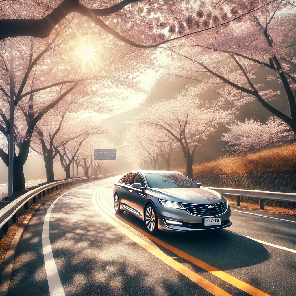 봄 벚꽃길 드라이브 사진