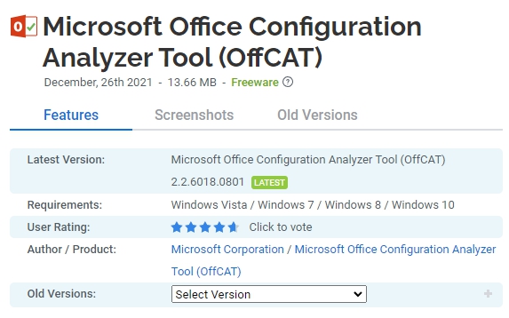 Microsoft-Office-Configuration-Analyzer-Tool-(OffCAT)