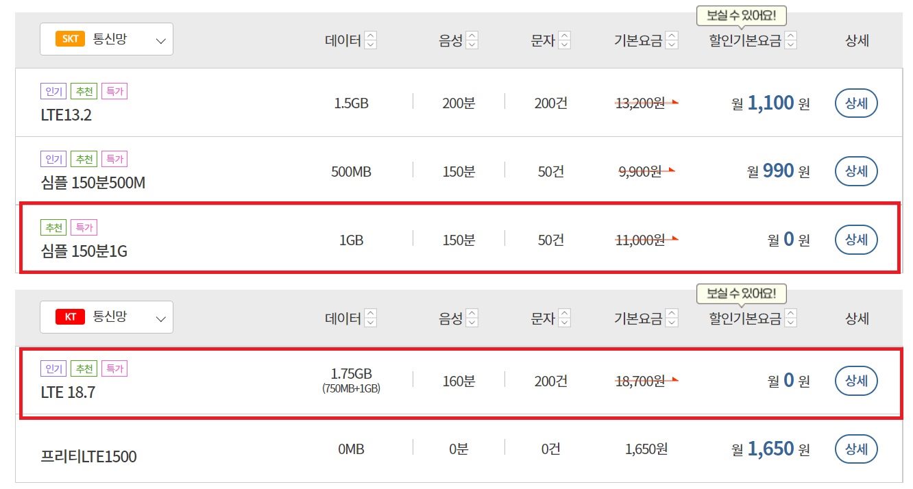 프리티-0원-요금제