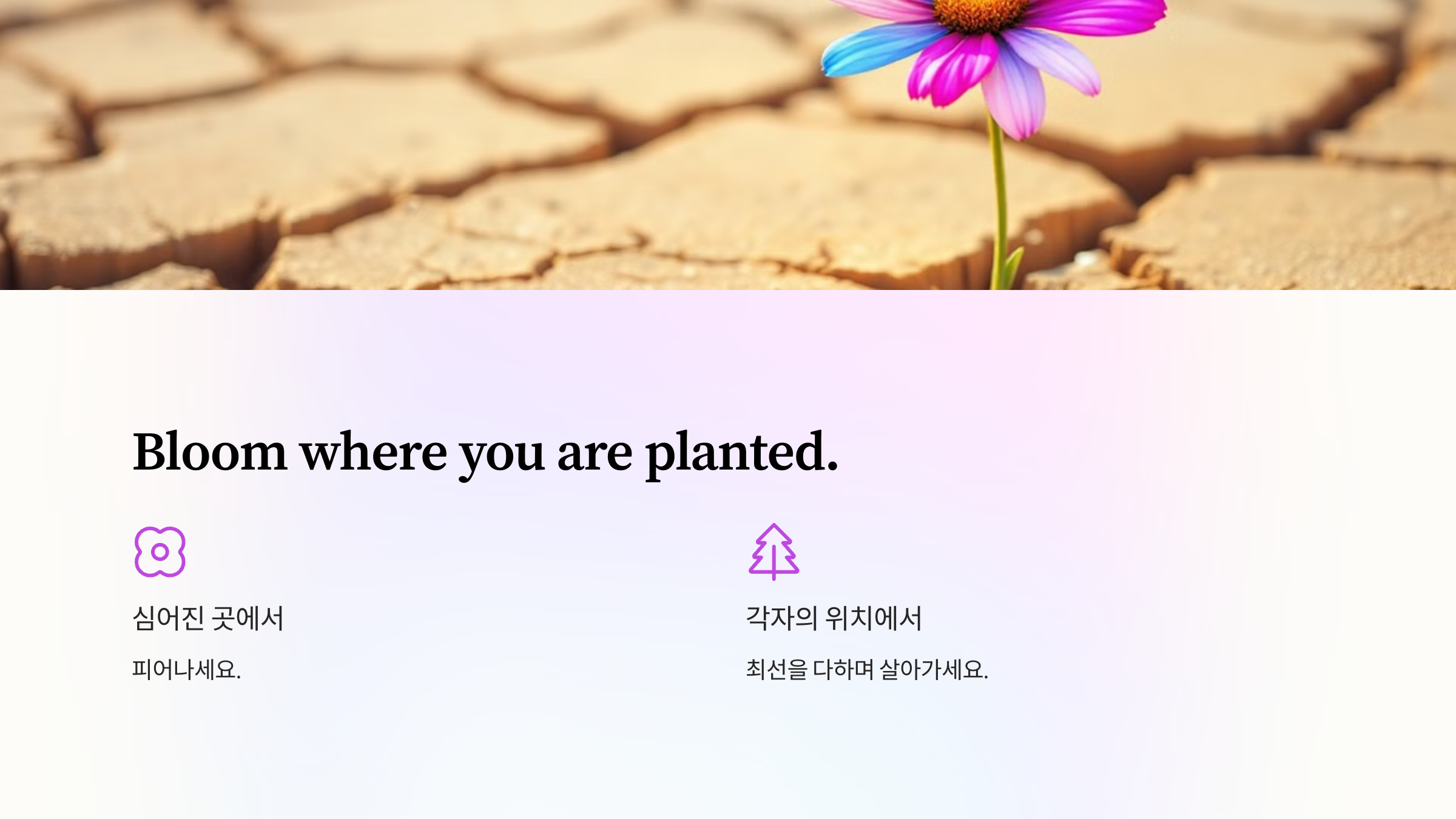 예쁜 영어문장 모음