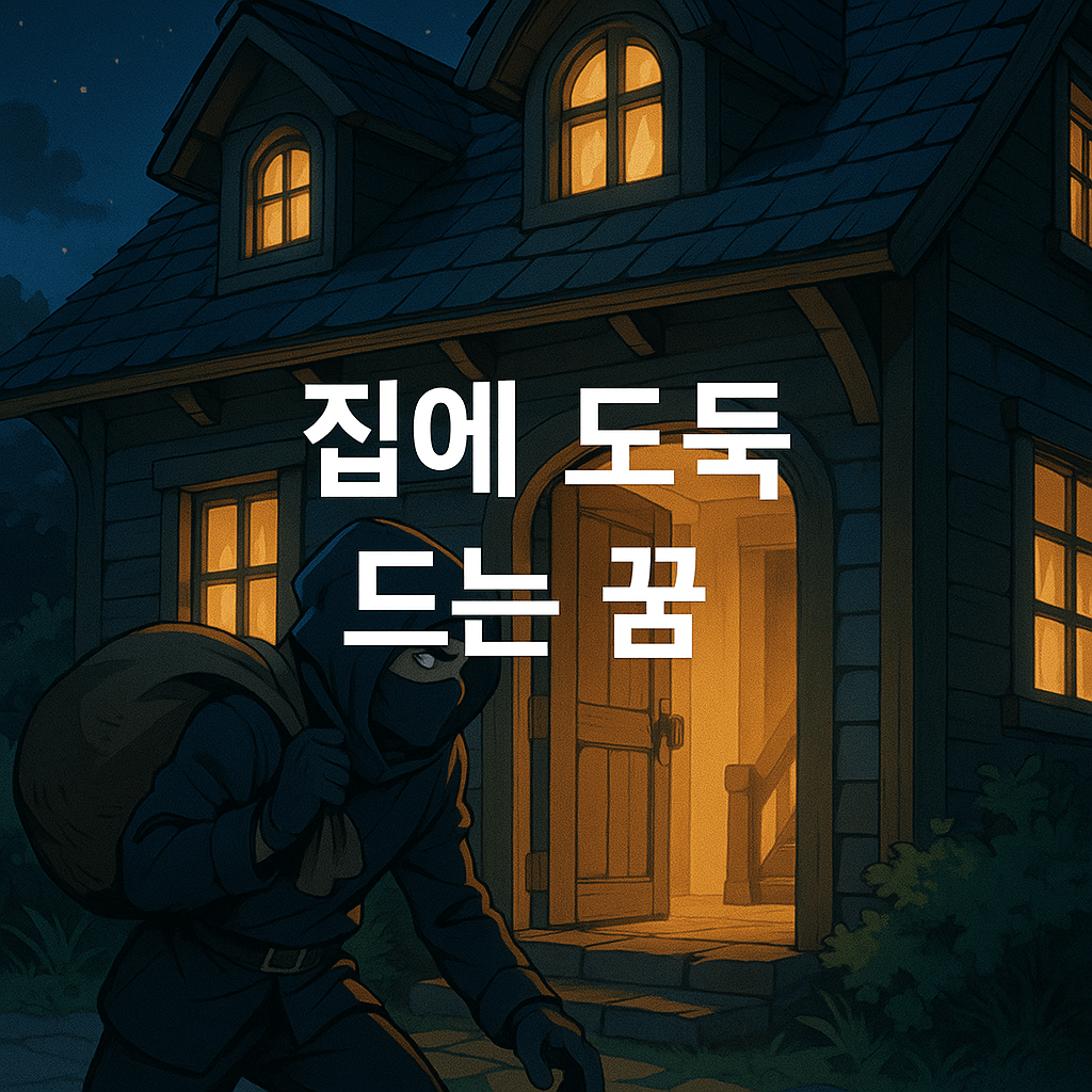 집에 도둑 드는 꿈 해몽