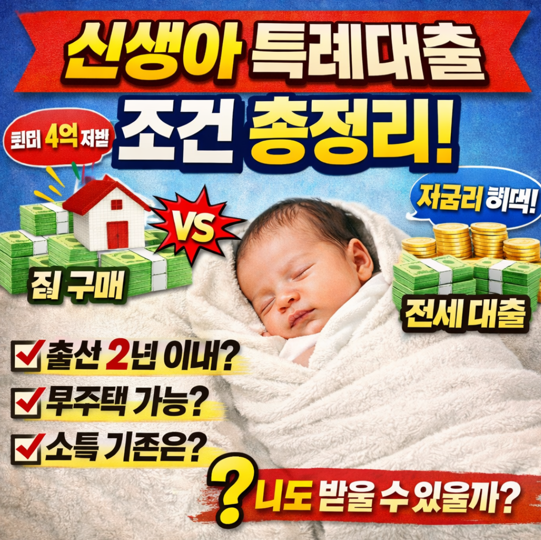 신생아 특례 대출 조건