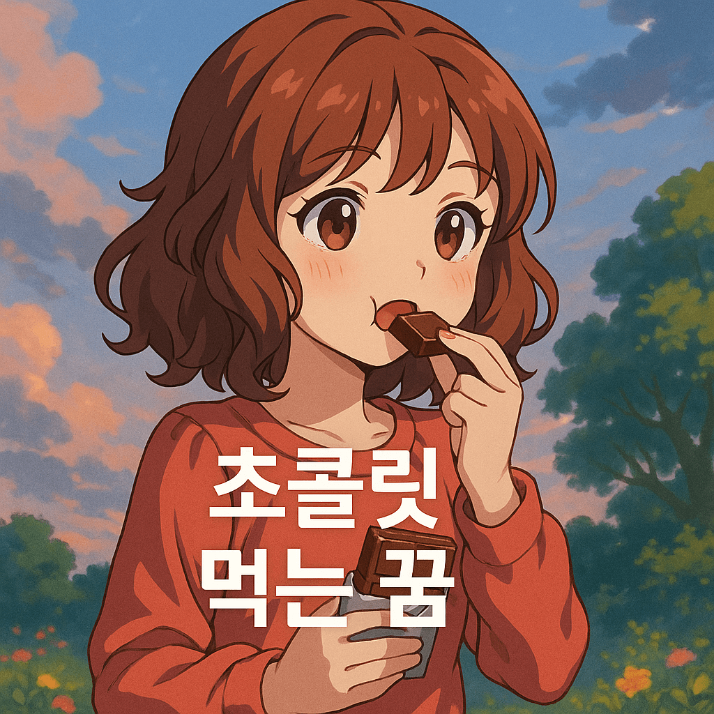초콜릿 먹는 꿈