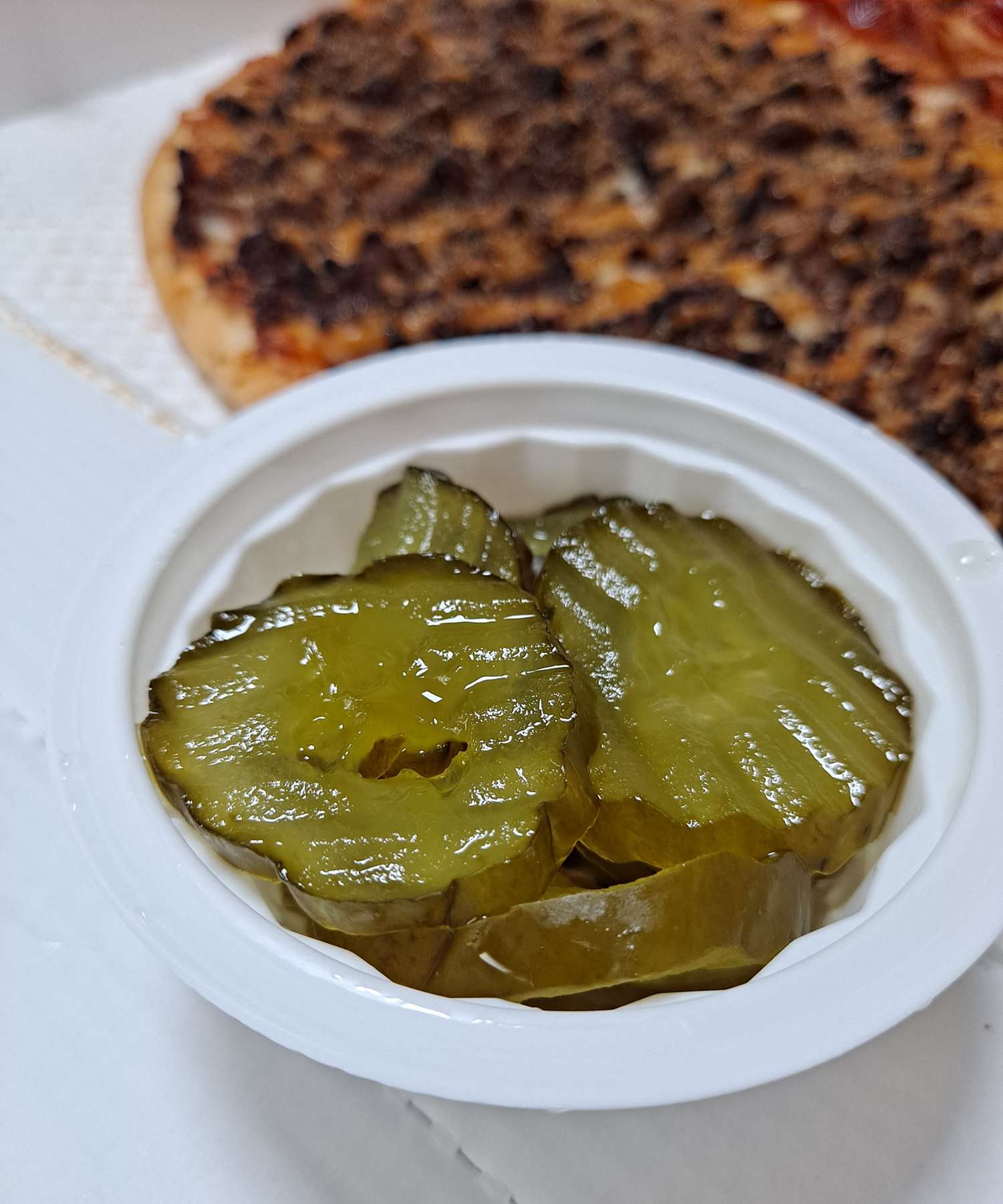 반반피자 오이피클