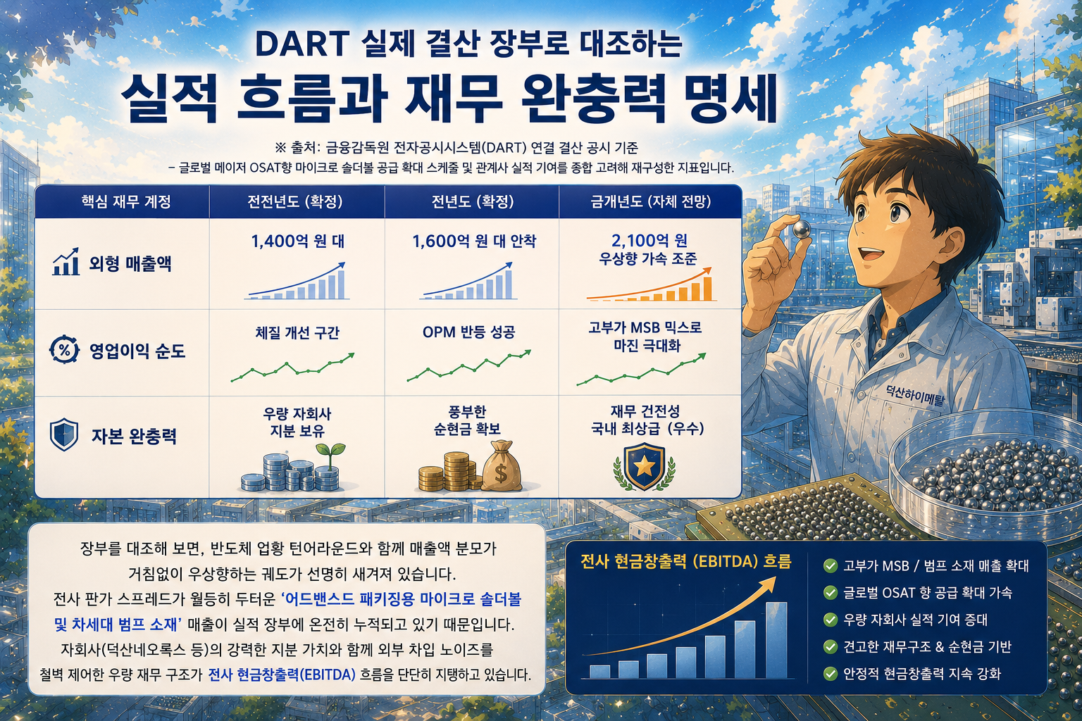 기업 실적 및 재무 분석