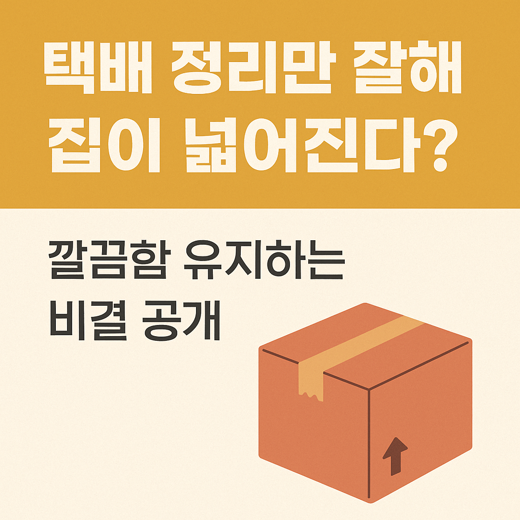 깔끔함 유지하는 비결 공개