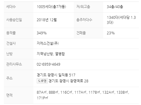 단지정보