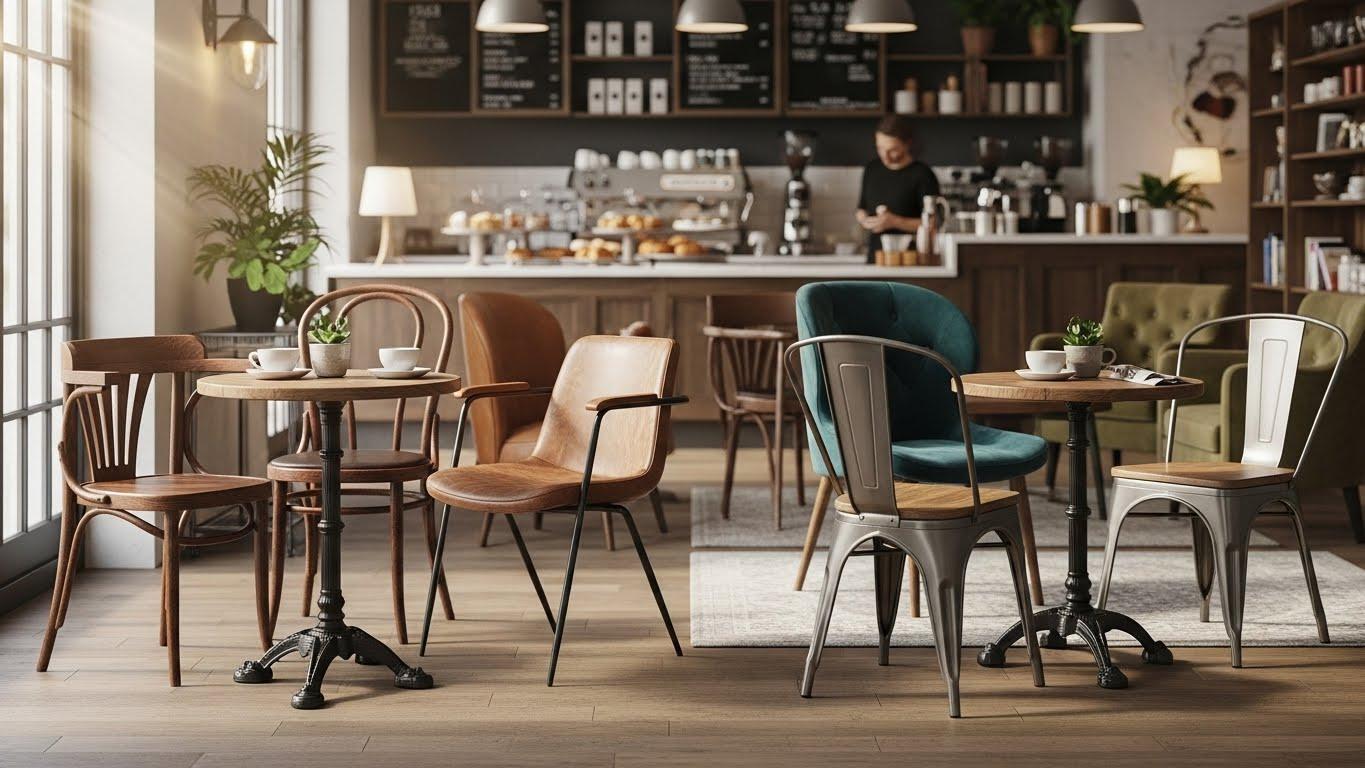 인테리어 커피숍 의자