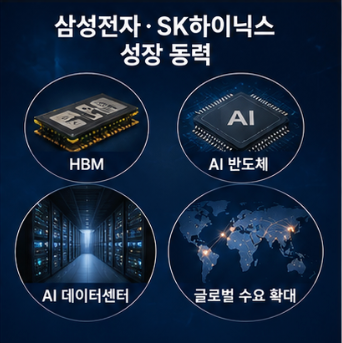 삼성전자 SK하이닉스 주가 전망 HBM AI 반도체가 핵심