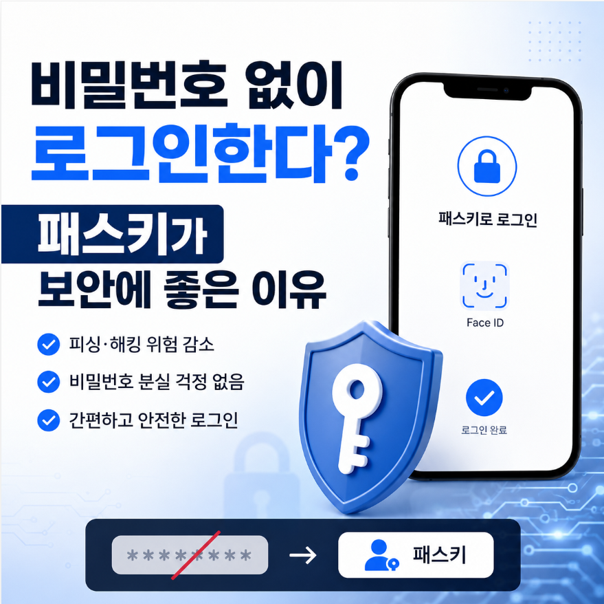 패스키가 보안에 좋은 이유 이미지
