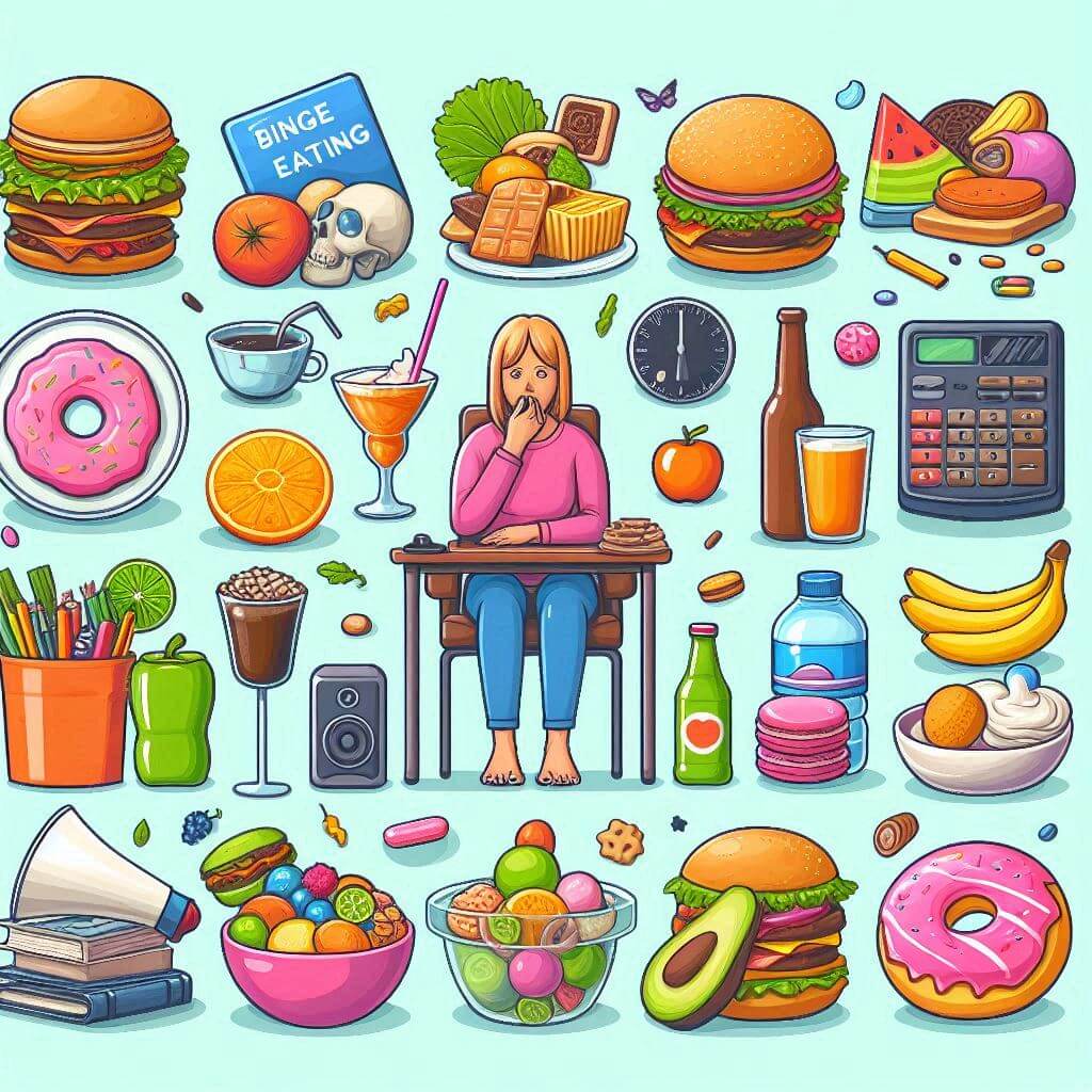 폭식 심리학 고민에 빠진 여성