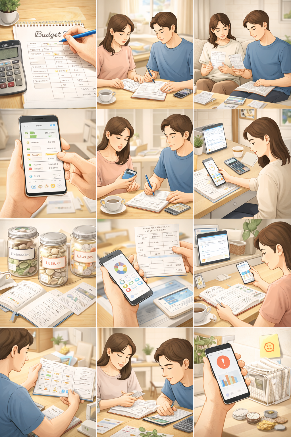 가계부 작성 방법과 관리 요령 관련 사진