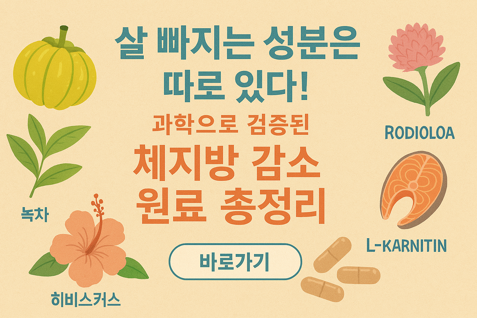체지방 감소 원료 총정리