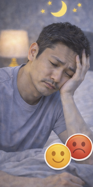 수면 부족이 감정에 미치는 영향 관련 사진