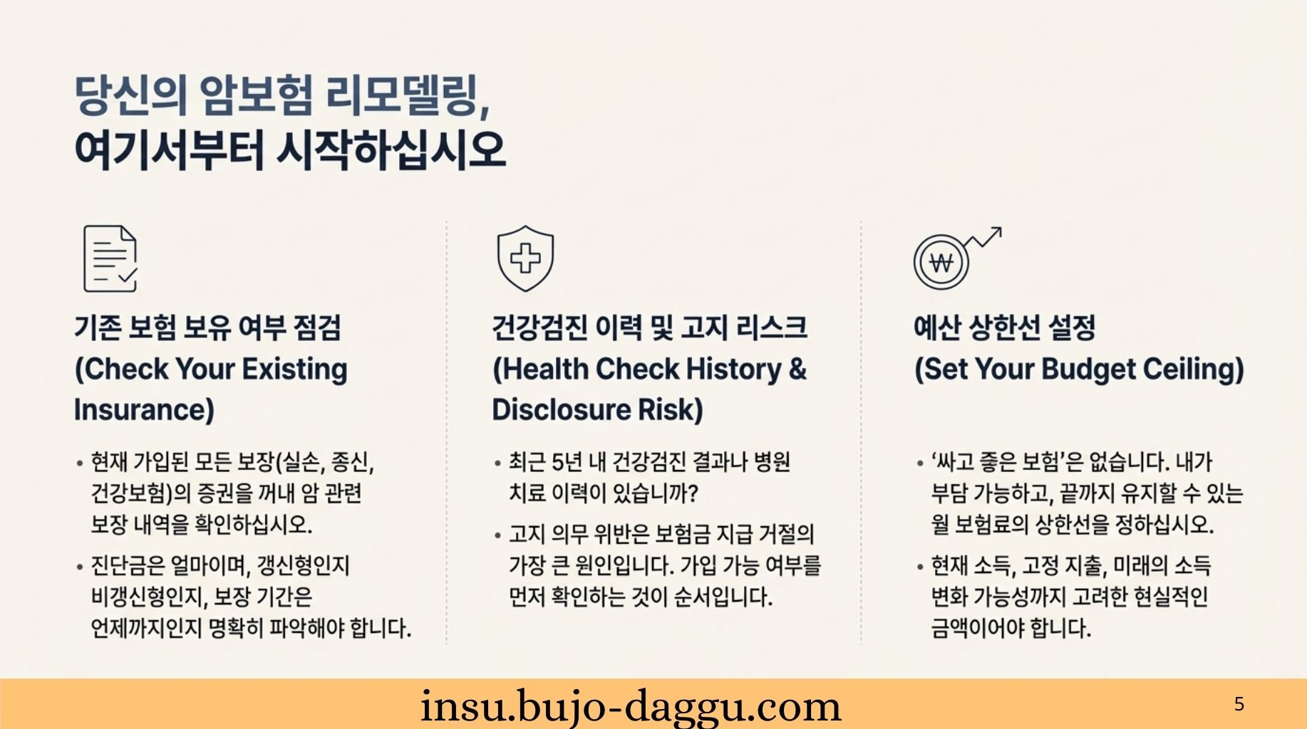 40대 남성 암보험 가입 요령|진단금·보험료·특약 기준 한 번에 정리