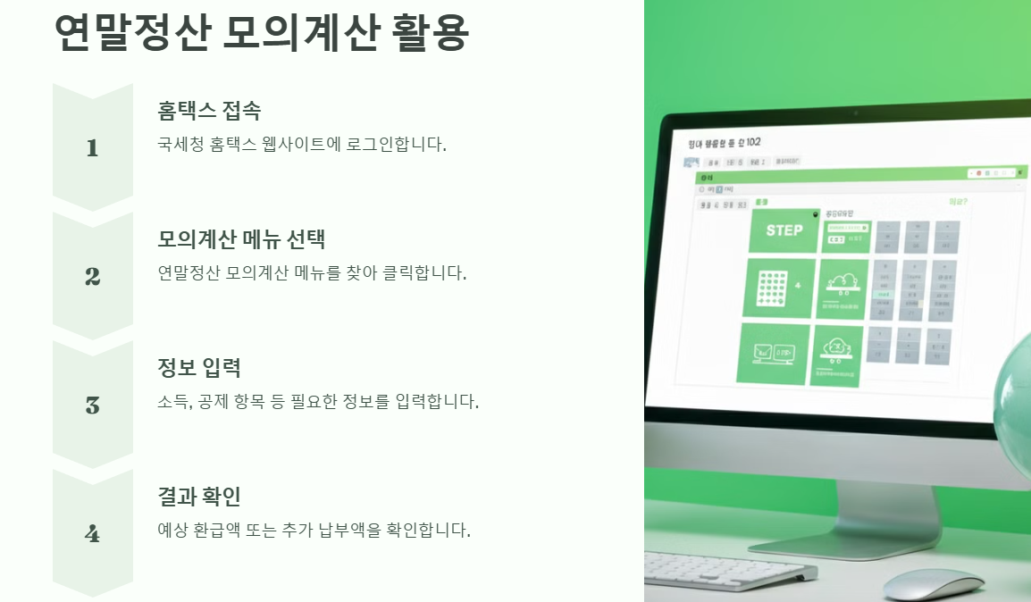 연말정산 모의계산