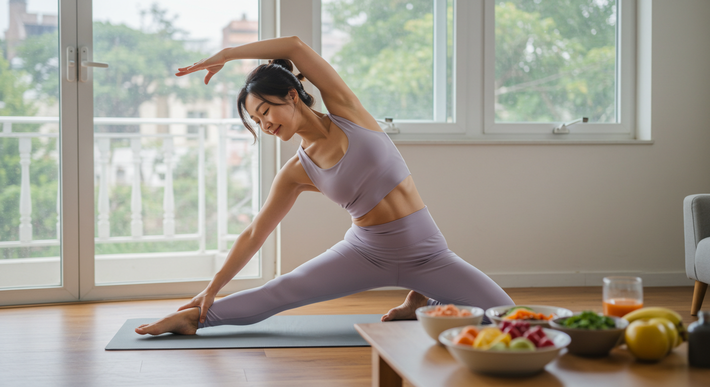 40대 여성 다이어트 요가