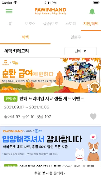 유기묘 새끼 고양이 무료 분양 어플 앱-11 유기묘 새끼 고양이 무료 분양 어플 앱-11