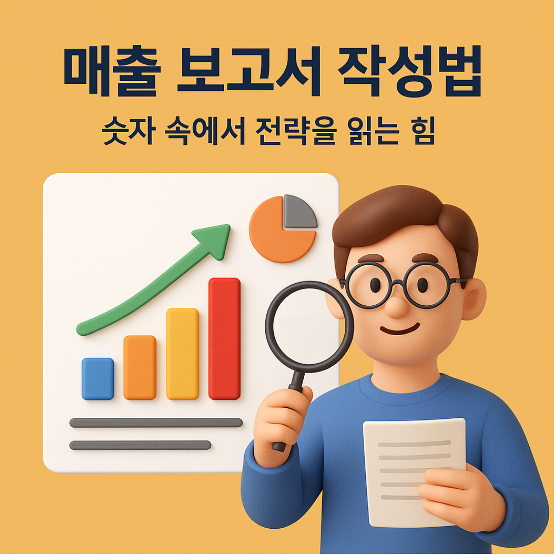 매출 보고서 작성법 및 활용법 – 숫자 속에서 전략을 읽는 힘
