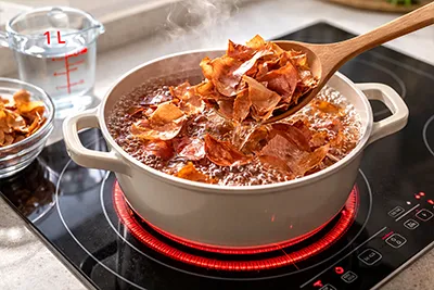 양파껍질 끓이기