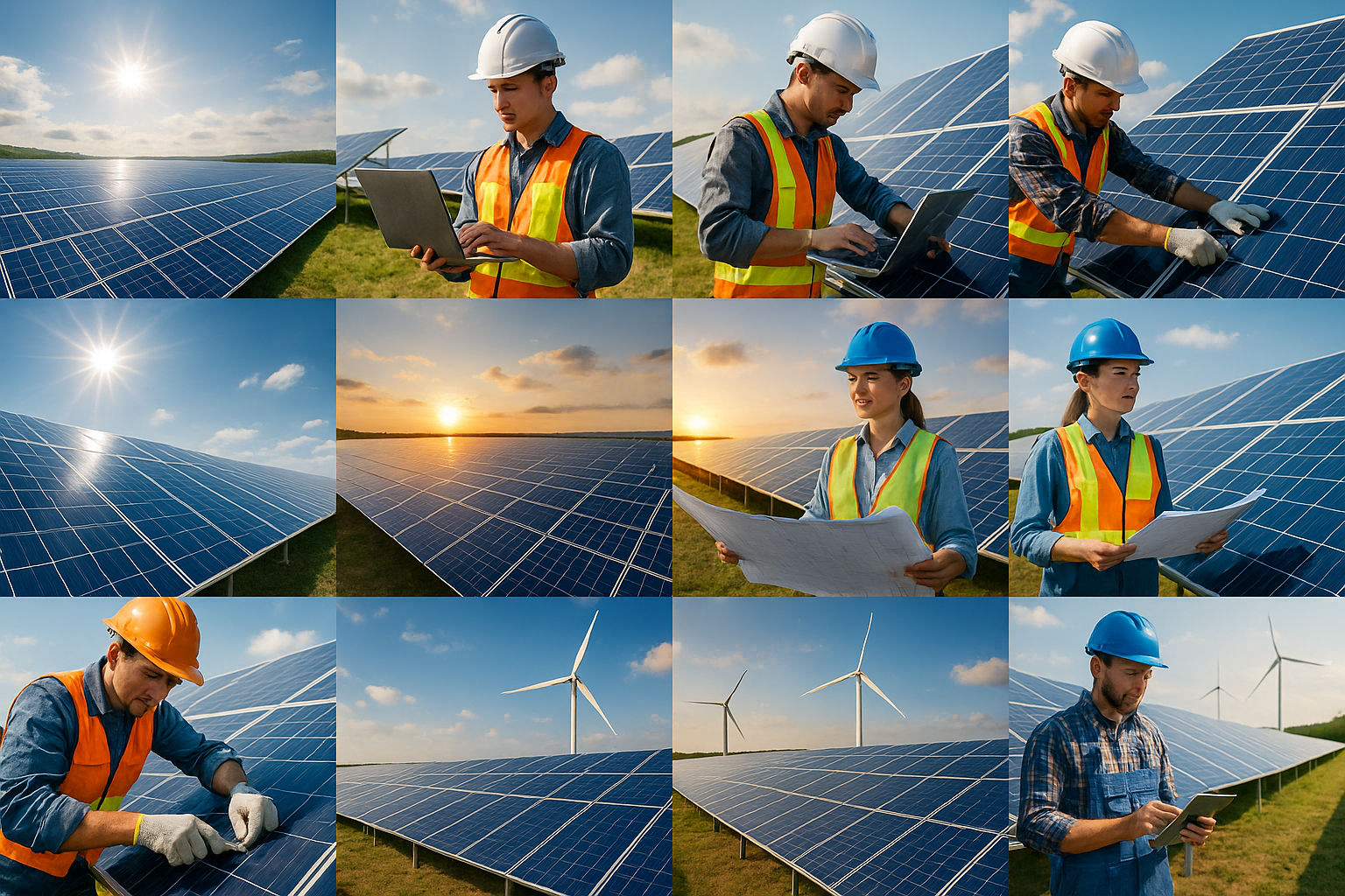 태양광 산업 이미지