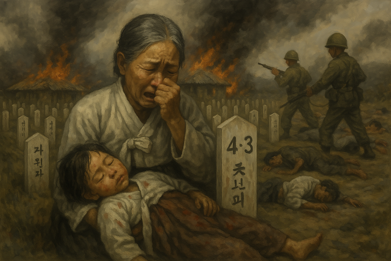 제주도에서 벌어졌던 참옥한 4.3사건