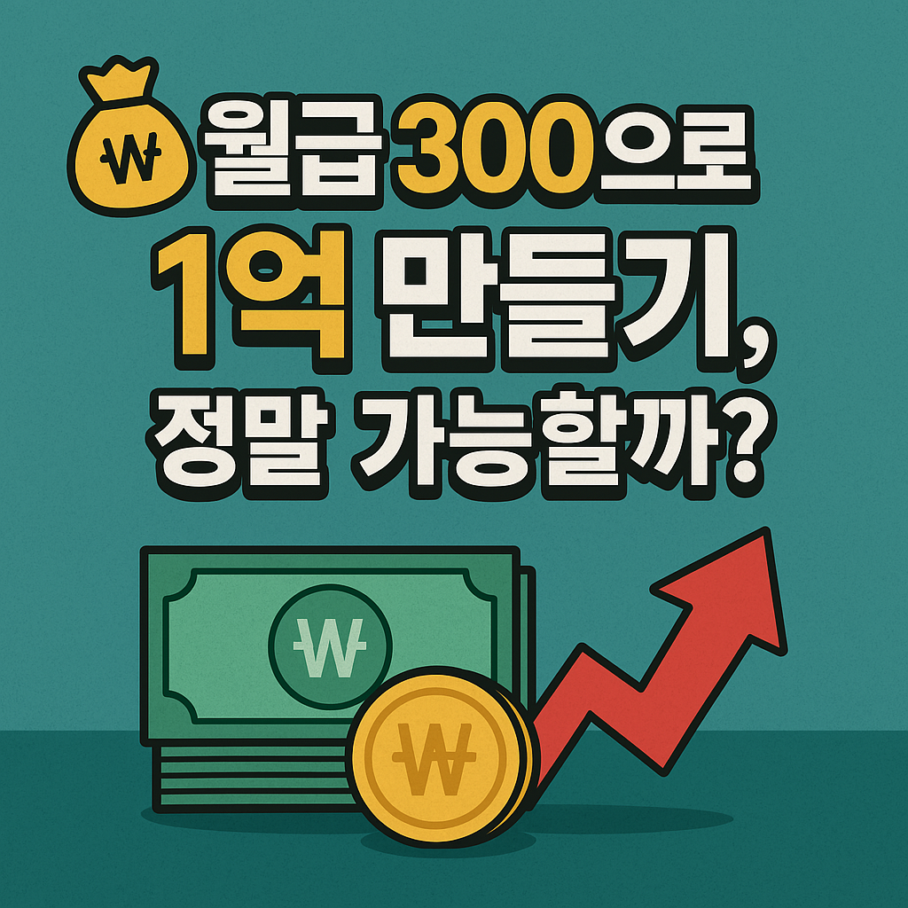 300만 원으로 시작하는 1억 프로젝트!